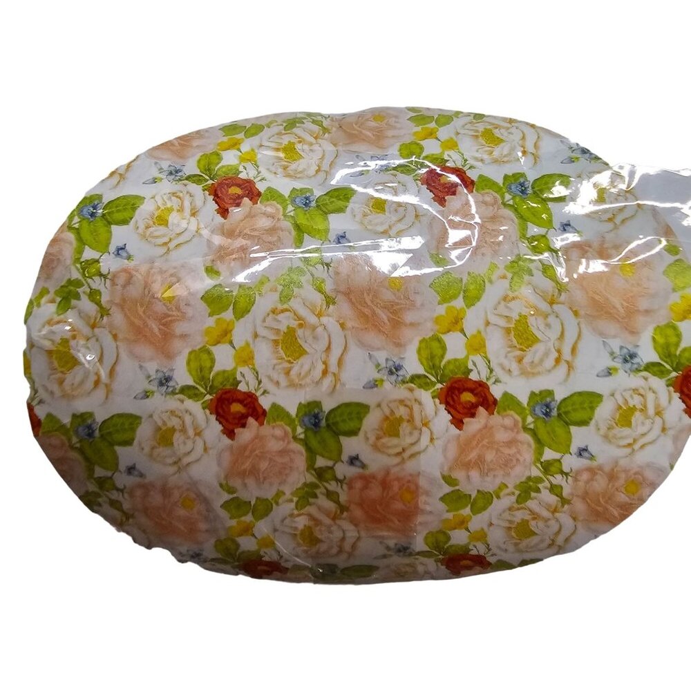 Lounge-A-Round Pool & Beach Towel Round 59" Diameter Justina Taylor Floral Print